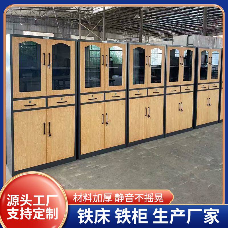 钢制资料柜办公室带锁文件柜铁皮档案柜财务凭证柜公司文件储物柜