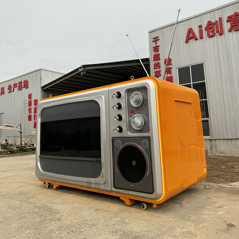 照相机网红售卖车景区商业街商用打卡地餐车小吃车网红摆摊车厂家