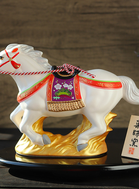 药师窑陶土摆件日式新年礼物手作