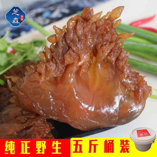 野生海哲凉拌菜海蜇头桶装5斤