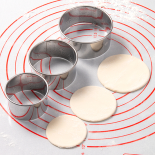 不锈钢饺子皮模具水饺压皮器压面皮厨房工具家用手动包饺韭菜盒子