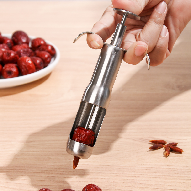 不锈钢油柑去核器多用途按压式器
