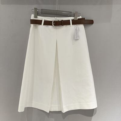 欧洲站2026新款欧货气质优雅高腰设计感风琴褶裥通勤西装裙80325