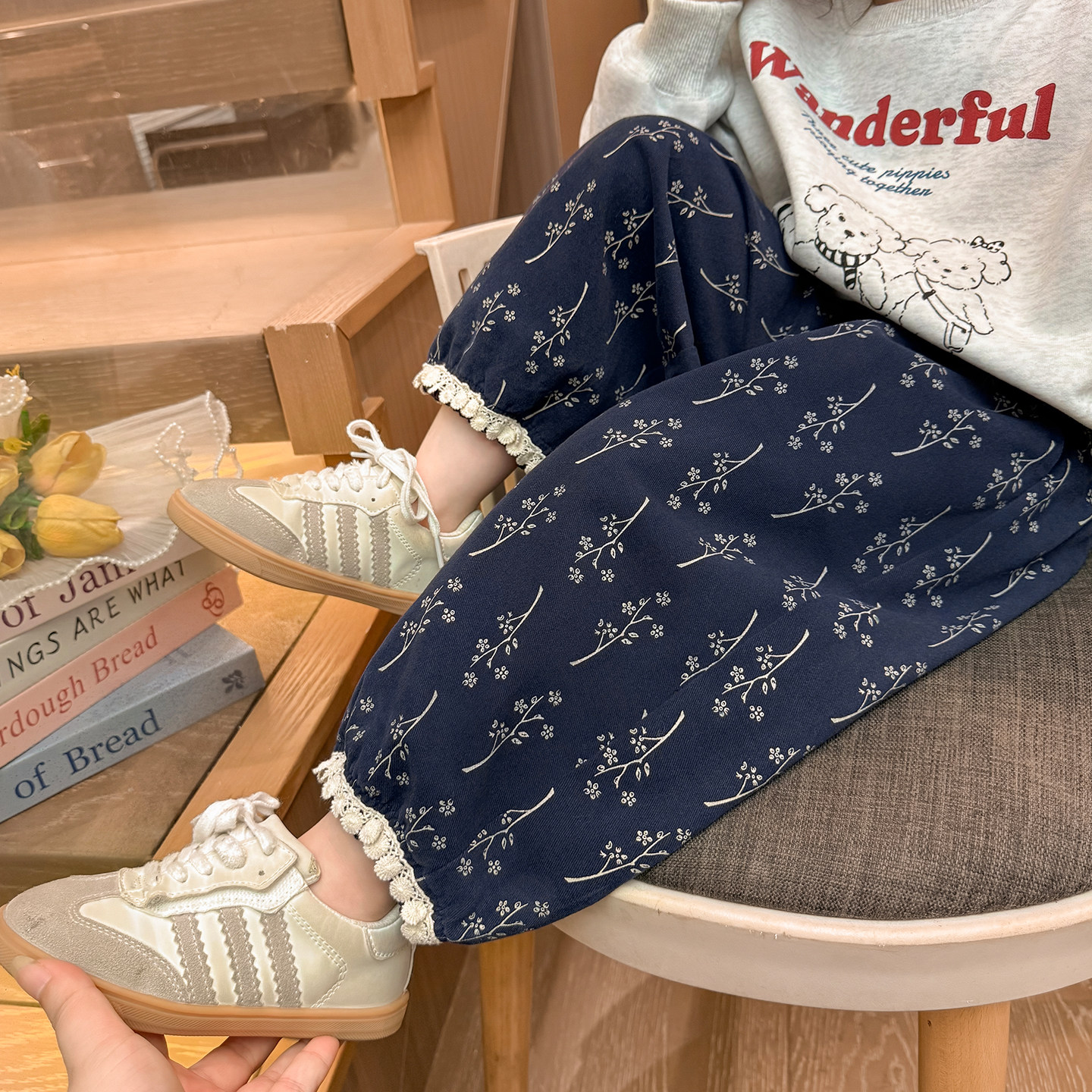 女童裤子春装2026新款超好看儿童早秋灯笼裤宝宝春季长裤洋气外穿,童装/婴儿装/亲子装,裤子,淘宝优惠券,粉丝福利购,淘宝优惠卷