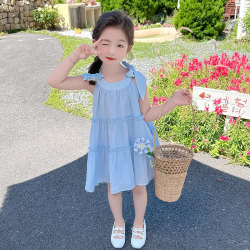 女童连衣裙夏季洋气儿童公主裙子