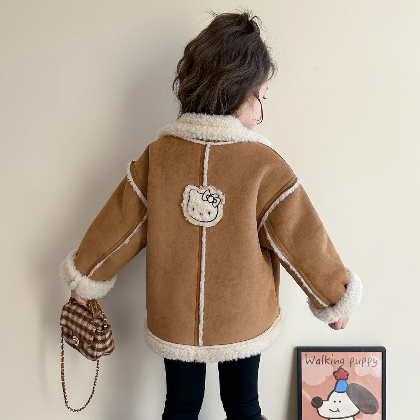 女童加绒外套秋冬季2025新款超好看儿童皮毛一体加厚女宝宝初冬装,童装/婴儿装/亲子装,普通外套,淘宝优惠券,粉丝福利购,淘宝优惠卷