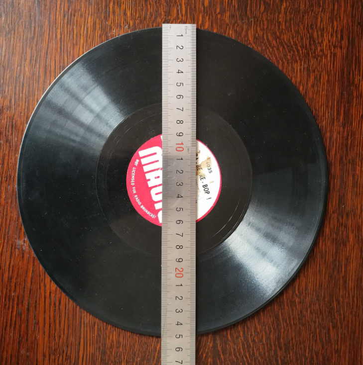 进口经典78转黑胶唱片大光盘留声机用复古装饰摆件二手老物件收藏