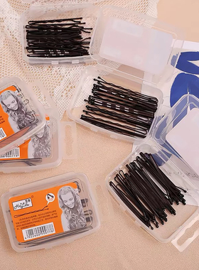 韩国黑色女一字刘海边夹小卡子发夹固定头发夹子碎发钢夹发卡头饰