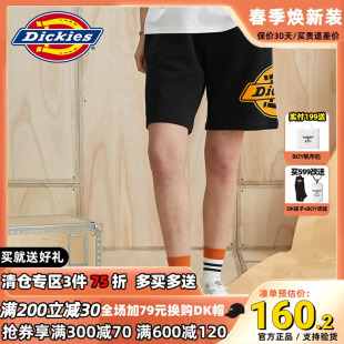 Dickies卫裤短裤子男logo印花 潮牌全棉舒适夏季新品运动休闲抽绳