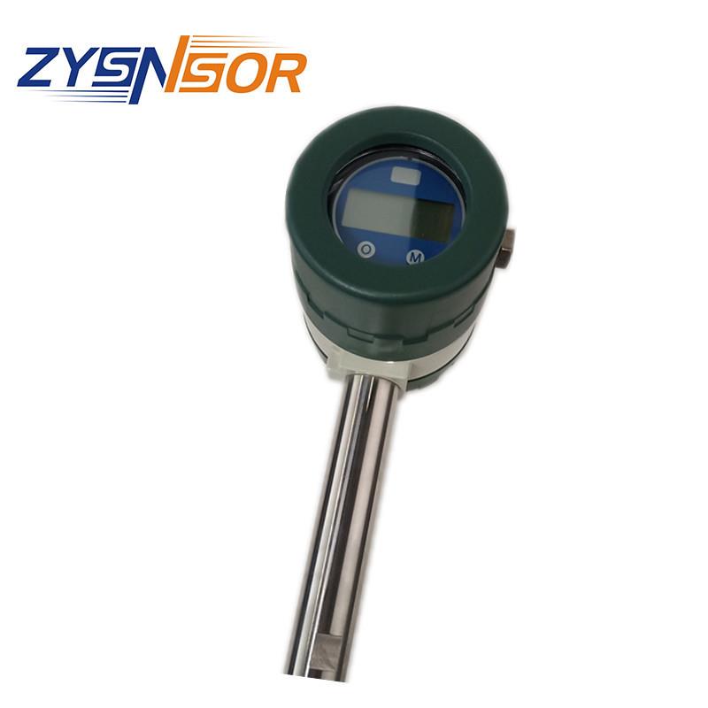 显示型粉尘检测变送器0-10mg,4-20ma,700mm插深 DN50法兰