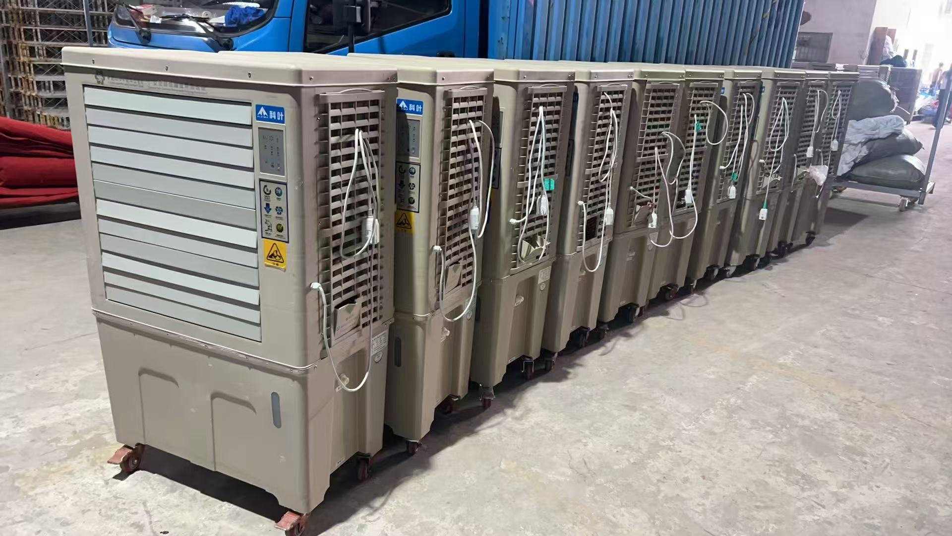 广州工业冷风机租赁 移动水冷空调出租 户外展会活动降温冷风扇