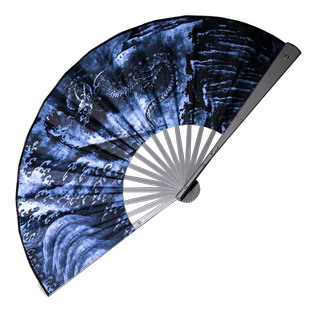 食肉者膝前横钛合金藏梳折扇子太极功夫钢骨防身战术便携定制送礼