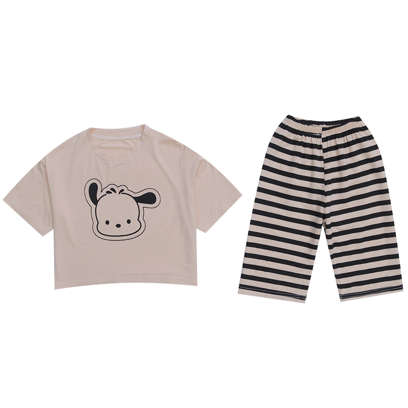 朵贝熊莫代尔卡通莫代尔睡衣套装