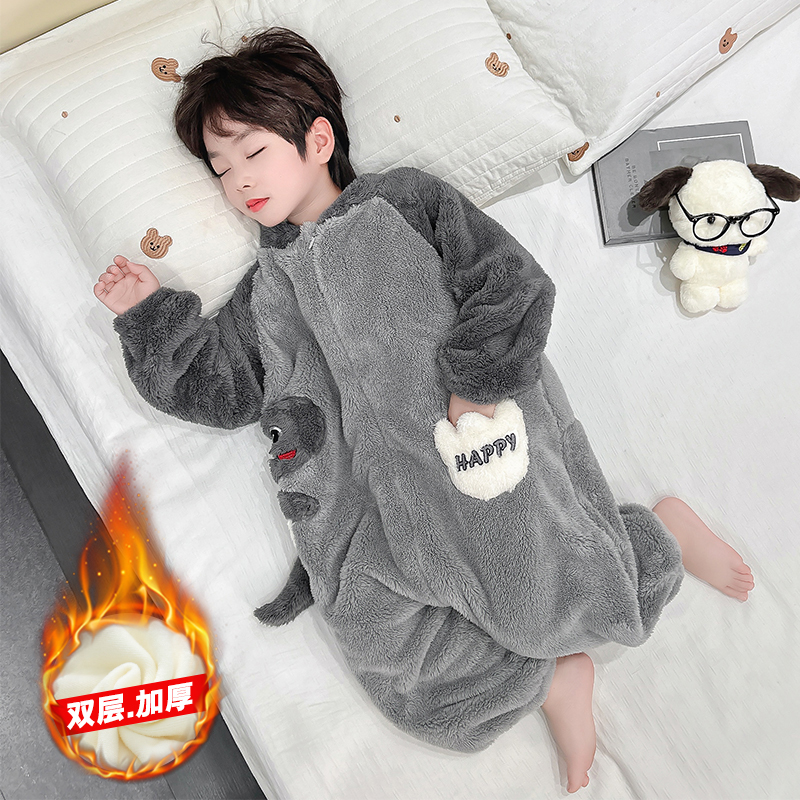 朵贝熊霸王龙爬服男童