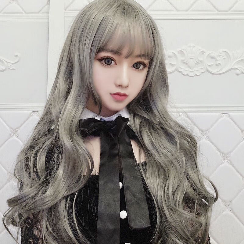 绿简堂卷发假发片无痕动漫cospaly假发女长发蓬松时尚化妆假毛原