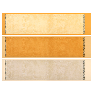 锦墨堂蜡染复古宋锦条屏宣纸四尺四开对开半生熟宣纸毛笔书法作品比赛专用仿古宣纸套色印花横版书写手工宣纸