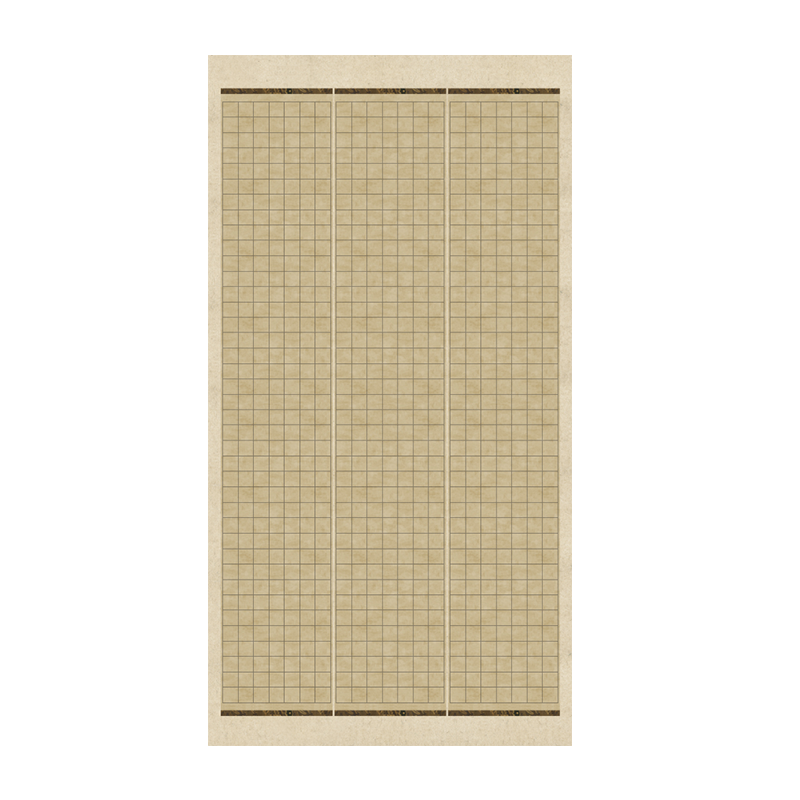 锦墨堂六尺整张方格宣纸半生半熟小楷毛笔书法作品创作宣纸国展比赛用纸六尺三条屏带格子宣纸兰亭展投稿纸