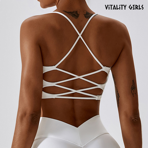 VitalityGirls欧美瑜伽内衣美背胸缓震健身服女吊带运动文胸性感