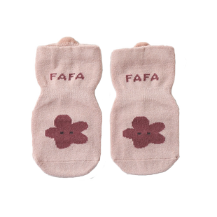 婴儿地板袜秋冬纯棉宝宝袜子防滑男童女童中筒袜新生儿春秋儿童袜