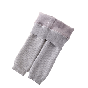 女童打底裤秋冬季厚款加绒加厚纯棉外穿女宝宝九分裤袜儿童连裤袜