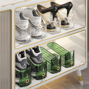 托架折叠鞋 鞋 柜分层收纳盒双层放鞋 盒鞋 架 子收纳神器省空间透明鞋
