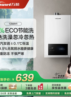 万和燃气热水器电家用天然气液化气煤气款洗澡恒温13升WH1/A3PRO