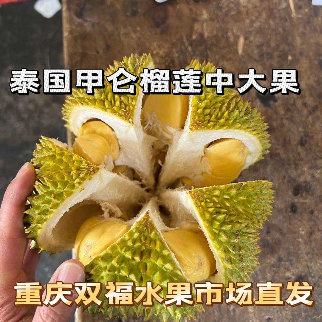 顺丰包邮甲仑榴莲泰国正宗A级榴莲当季水果带壳鲜果孕妇水果包邮