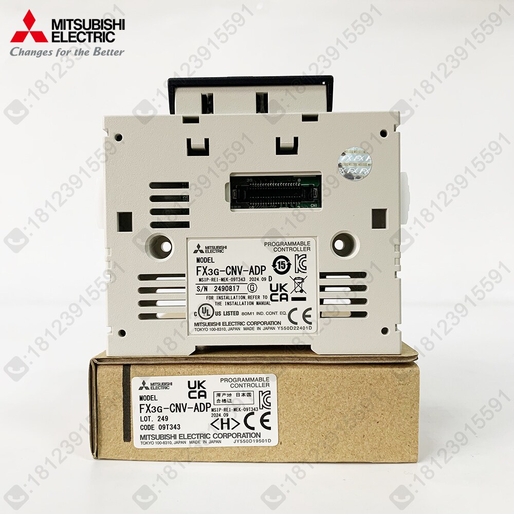 三菱PLC接口转换适配器 FX3G-CNV-ADP 适用于FX3GA/FX3G 原装进口