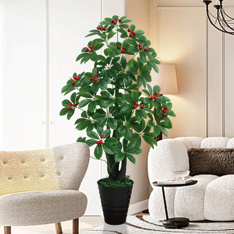 euk室内大型仿真植物报喜果