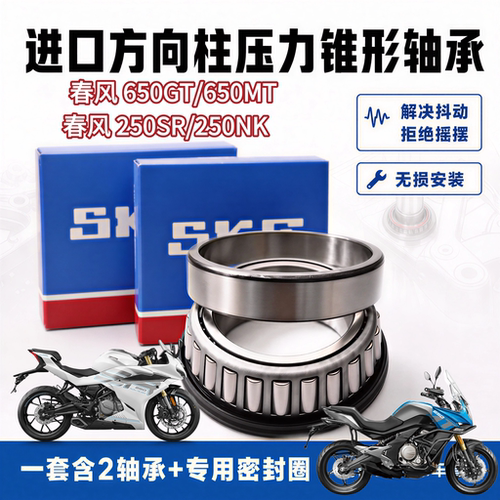 春风NK150 250SR NK400 650GT MT国宾进口方向柱龙头锥形压力轴承