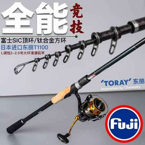 超轻超细钛合金滑漂竿富士大导环