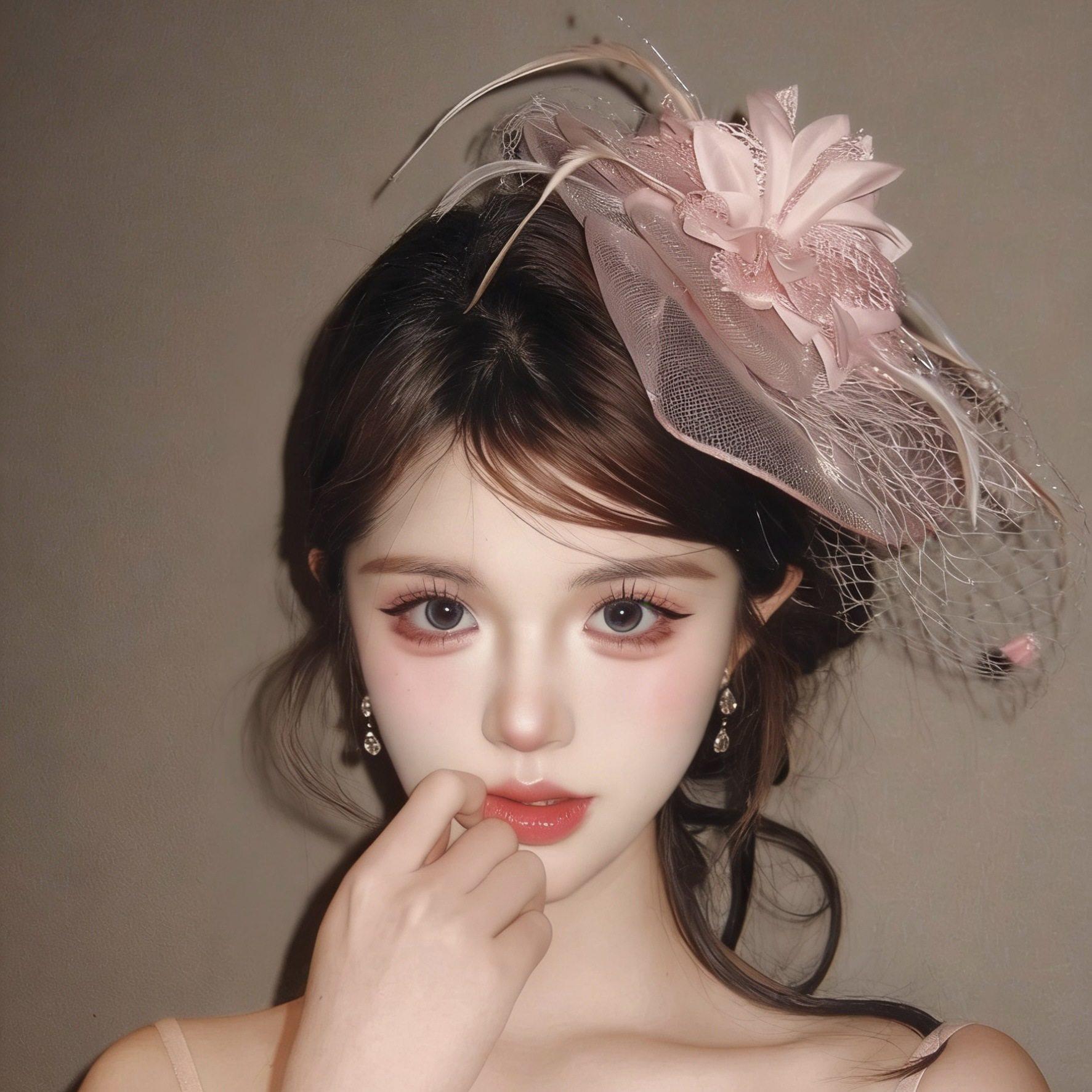 法式千金粉色网纱小礼帽氛围感名媛新娘头纱纯欲宴会礼服生日配饰,饰品/流行首饰/时尚饰品新,民族风发饰,淘宝优惠券,粉丝福利购,淘宝优惠卷