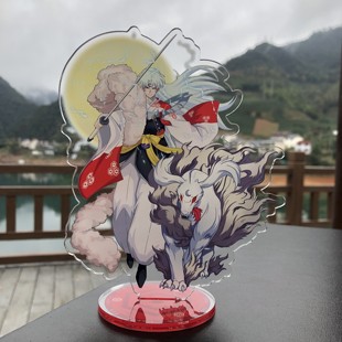 动漫周边桔梗立牌戈薇 杀生丸玲立牌图片定做亚克力情侣礼物摆件