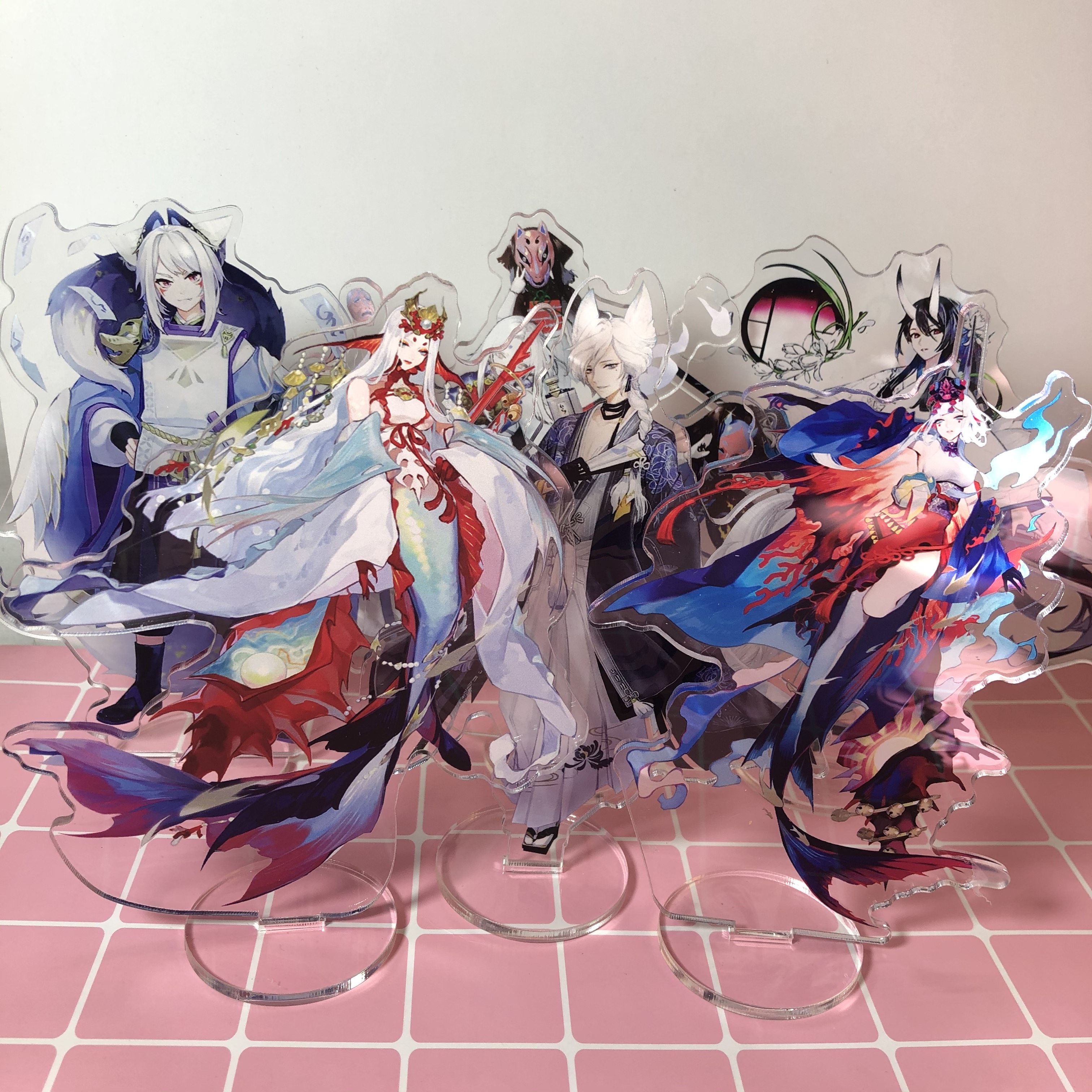 阴阳师立牌云外镜 千姬 面灵气青行灯雪女亚克力透明立牌摆件礼物