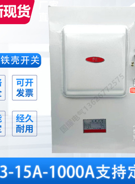 HH3-60A 80A 100A 150A 200A 300A 400A封闭式铁壳开关负荷开关