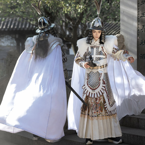 斜塘衣庄白袍将飞鱼服COS