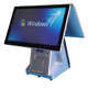 厂家直销15 6寸触摸屏一体机一体收银机15寸触摸单屏双屏餐饮奶茶