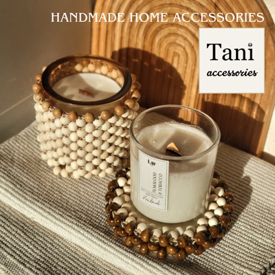 Tani handmade candles decor木珠手工蜡烛装饰摆件家居氛围装饰