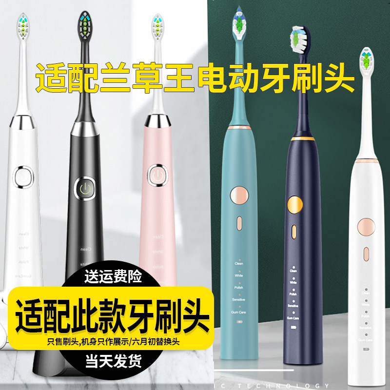 适配Hanascp兰草王电动牙刷头H3/H6Plus成人美白声波杜邦替换头