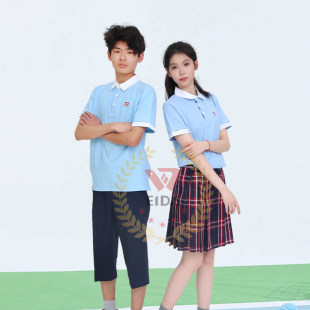 校服南昌二中高中部夏季校服学生专拍