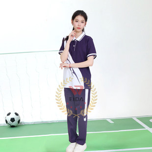 校服青岛34中42中47中 市北中学 39中分校夏季校服2024级学生专拍