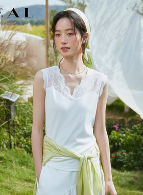 白色吊带背心女内搭夏季2025年新款百搭显瘦性感镂空蕾丝黑色上衣