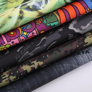 印花牛津布面料 数码 供应600D牛津布 箱包童车涤纶印花面料