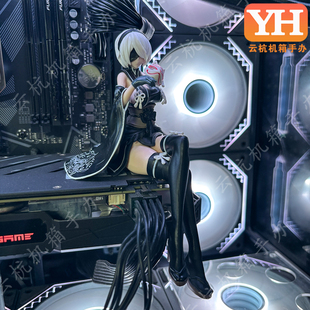 二次元动漫景品尼尔机械纪元新款和服尤尔哈2b手办海景房机箱摆件