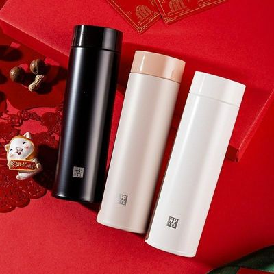 双立人真空保温杯茶滤杯保温壶便携水杯不锈钢学生杯子480ml