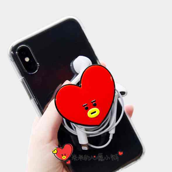 韩国采购BTS防弹少年团BT21手机手握支架 磁力伸缩粘帖耳机绕线器在类目 3C数码配件, 手机配件, 手机支架/手机座中 - 来自Buy2taobao.com提供专业的淘宝代购服务