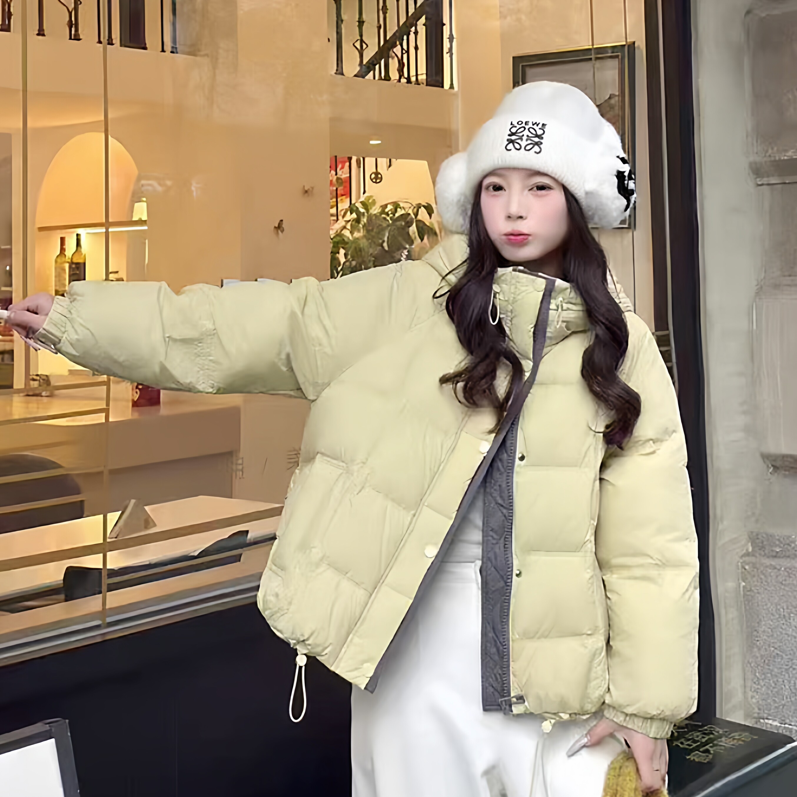 2025冬季云朵泡芙羽绒服女短款加厚保暖连帽宽松休闲外套,女装/女士精品,羽绒服,淘宝优惠券,粉丝福利购,淘宝优惠卷