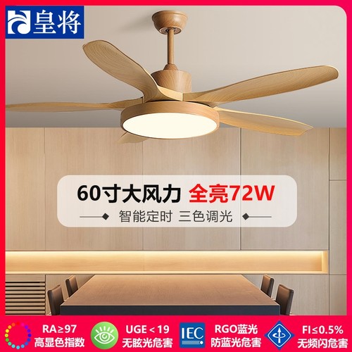 风扇灯餐厅吊扇灯客厅家用灯扇一