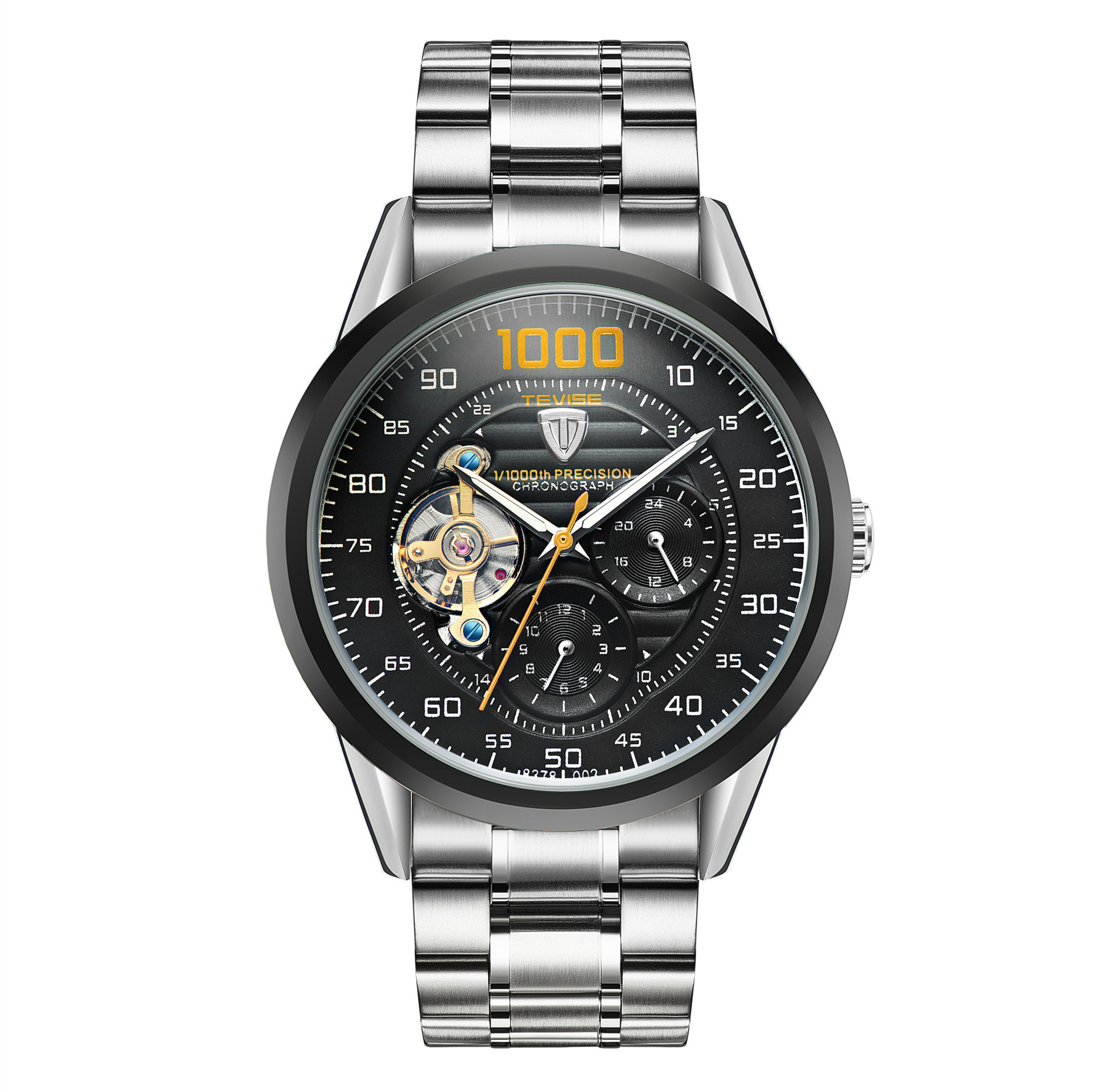 2025瑞士特威斯手表abay全自动时尚机械表陀飞轮透底防水运动男表