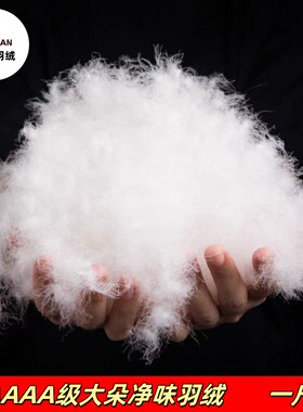 亚兰清水货散装羽绒4A级95白鹅绒5A级红嘴雁鸭绒大朵羽绒被填充物